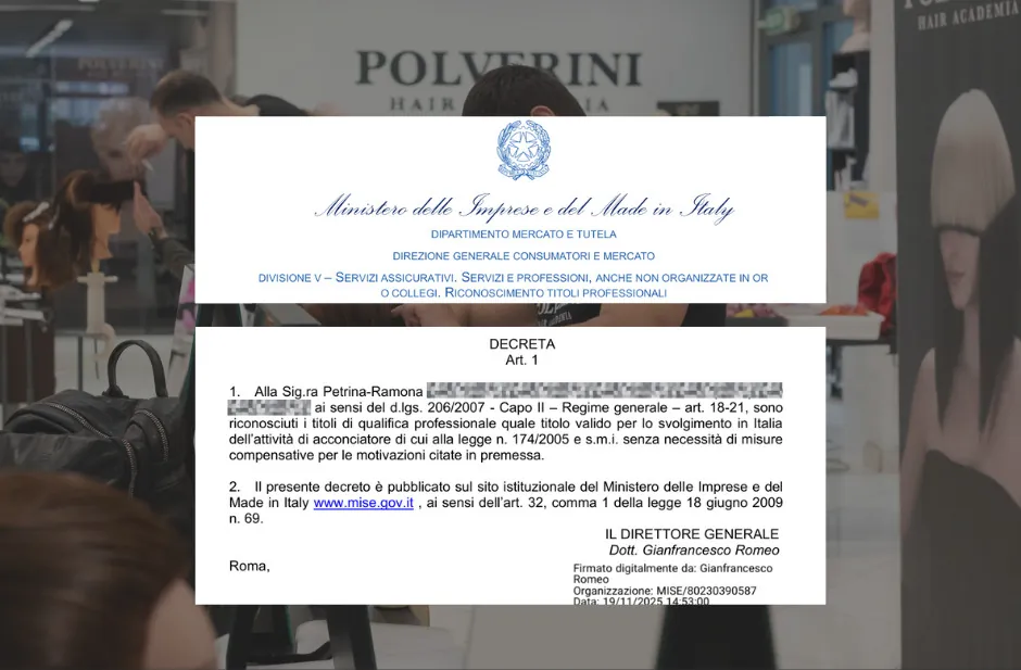 Abilitazione professionale parrucchieri: tre studenti ottengono il riconoscimento ministeriale