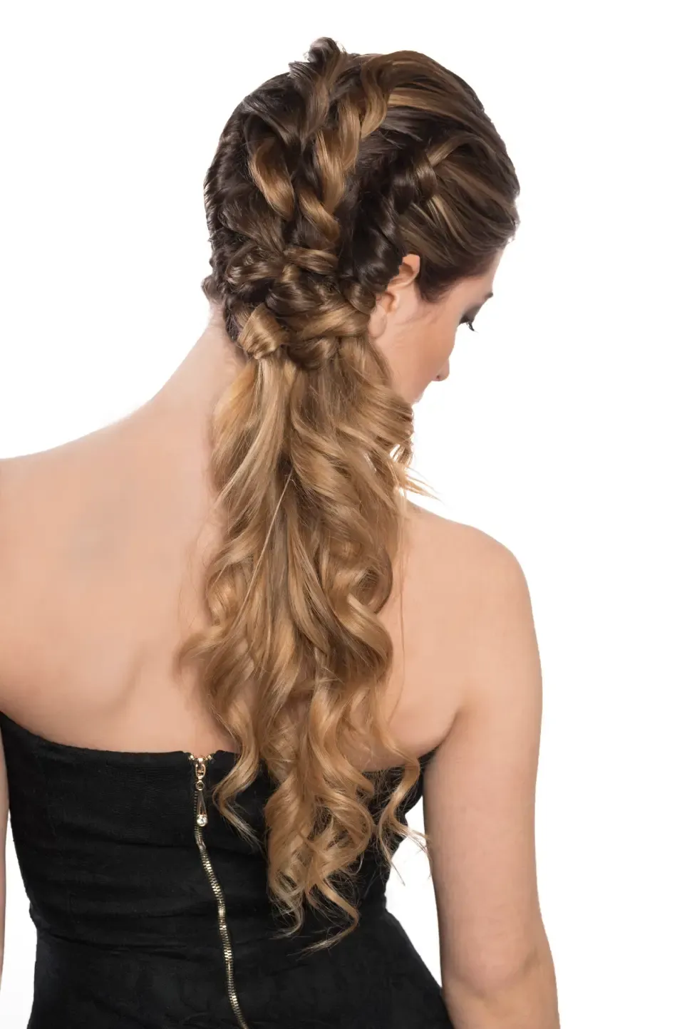 coda bassa capelli raccolti eleganti