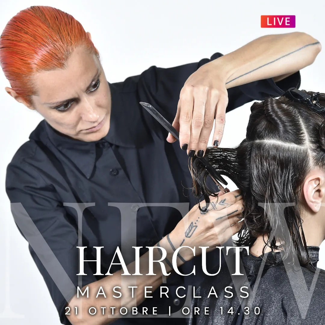haircut masterclass diretta social tutorial taglio