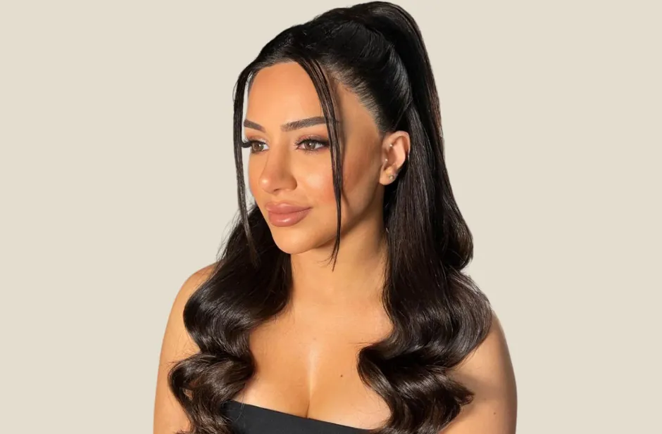 Semiraccolti capelli lunghi: 10 idee semplici